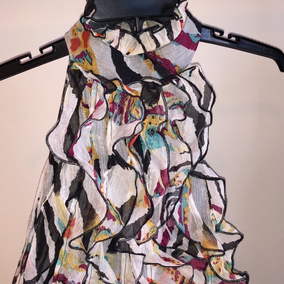 Zebra color print blouse - Picture 2 of 5